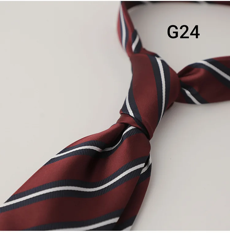 8cm Luxury Silk Neckties Men's Formal Business Ties Paisley Striped Red Navy Neck Tie Handmade Casual Neckwear Skinny Tie Cravat