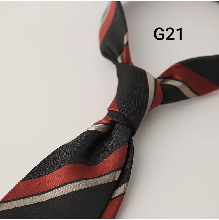 8cm Luxury Silk Neckties Men's Formal Business Ties Paisley Striped Red Navy Neck Tie Handmade Casual Neckwear Skinny Tie Cravat
