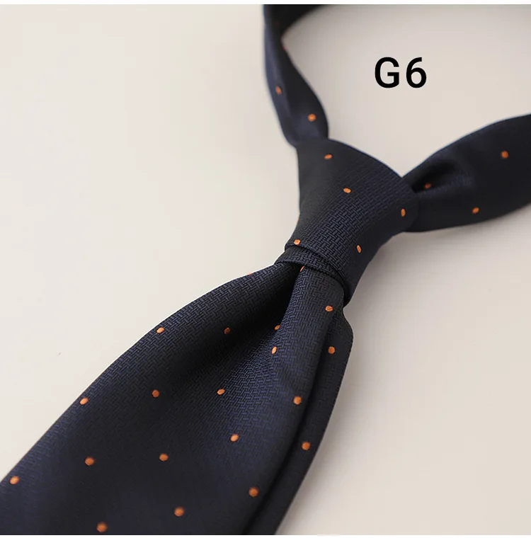 8cm Luxury Silk Neckties Men's Formal Business Ties Paisley Striped Red Navy Neck Tie Handmade Casual Neckwear Skinny Tie Cravat