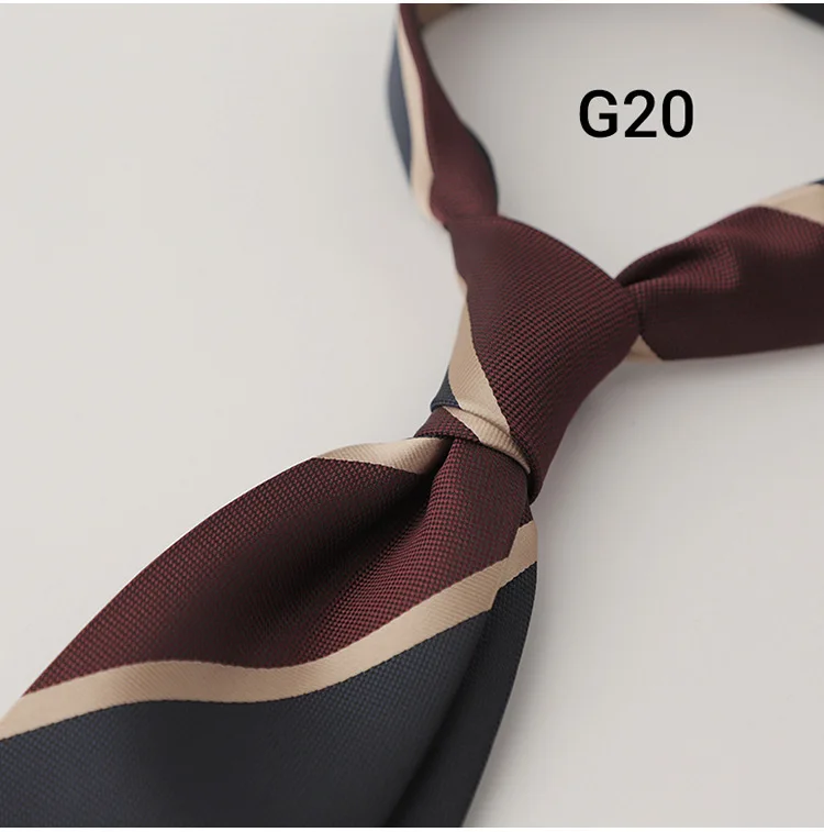 8cm Luxury Silk Neckties Men's Formal Business Ties Paisley Striped Red Navy Neck Tie Handmade Casual Neckwear Skinny Tie Cravat
