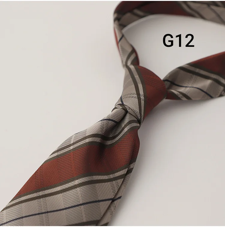 8cm Luxury Silk Neckties Men's Formal Business Ties Paisley Striped Red Navy Neck Tie Handmade Casual Neckwear Skinny Tie Cravat