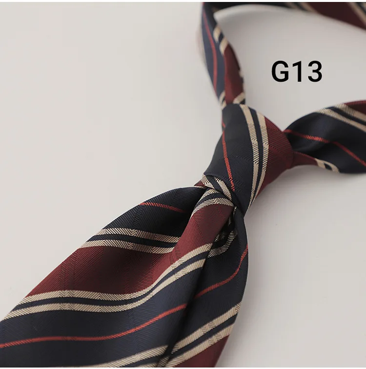 8cm Luxury Silk Neckties Men's Formal Business Ties Paisley Striped Red Navy Neck Tie Handmade Casual Neckwear Skinny Tie Cravat