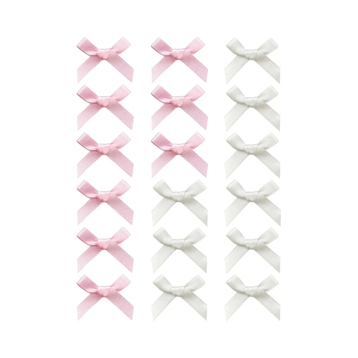 18pcs Women Hair Accessories Set Colorful Ribbons Bows Hair Clips Cute Hair Claw Straps Fashionable Sweet Silk Ribbon Hairpin