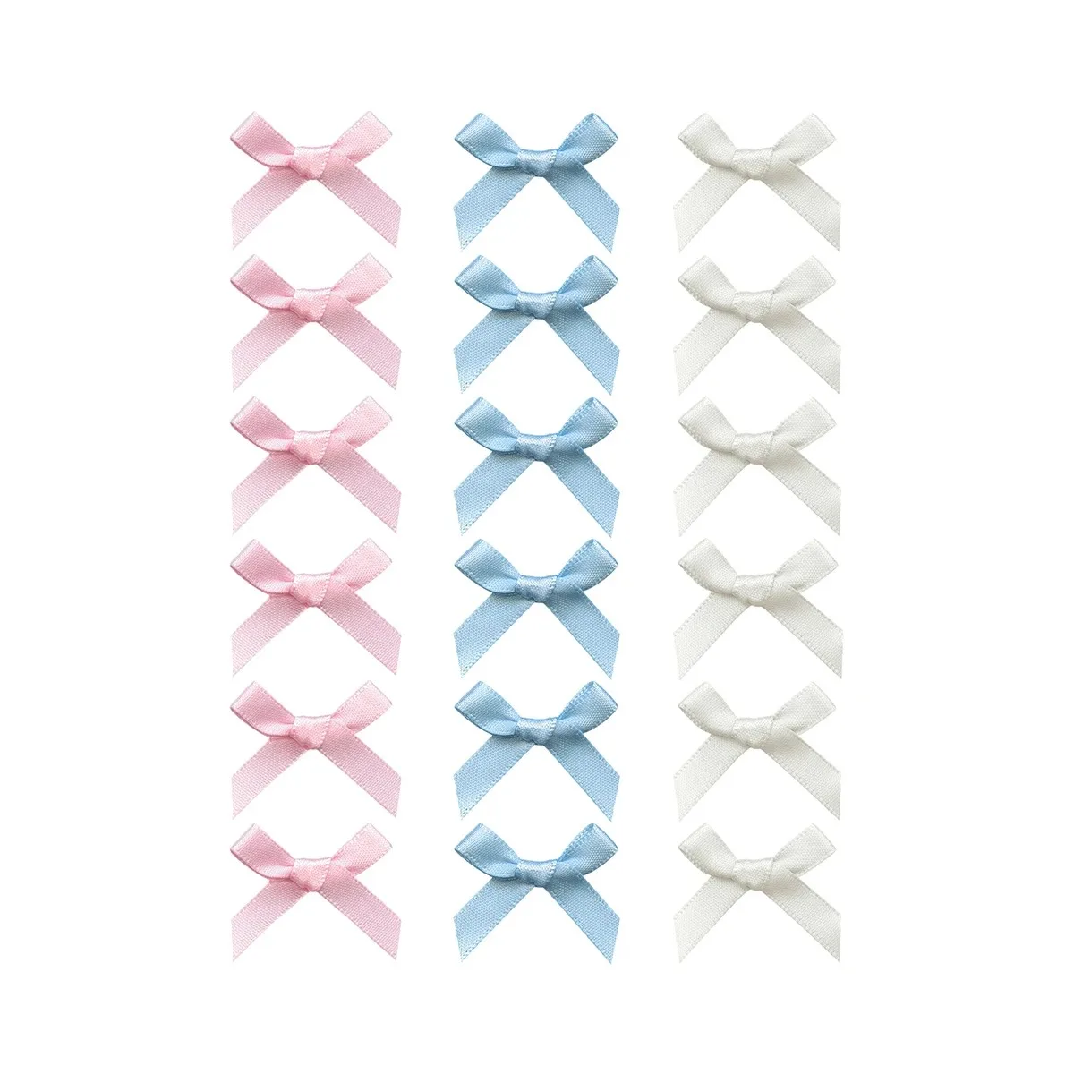 18pcs Women Hair Accessories Set Colorful Ribbons Bows Hair Clips Cute Hair Claw Straps Fashionable Sweet Silk Ribbon Hairpin