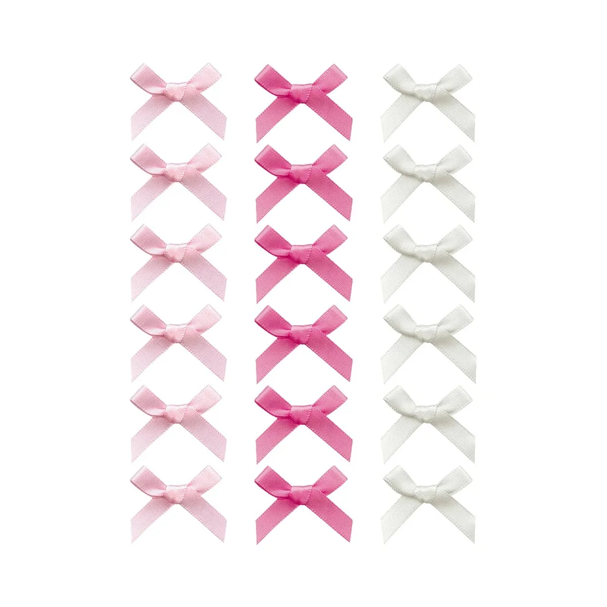 18pcs Women Hair Accessories Set Colorful Ribbons Bows Hair Clips Cute Hair Claw Straps Fashionable Sweet Silk Ribbon Hairpin