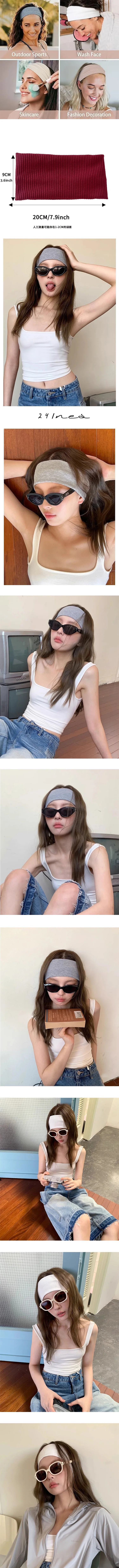 Sports Elastic Headbands for Men Headband for Women Ribbon for Hair Accessories FDR05