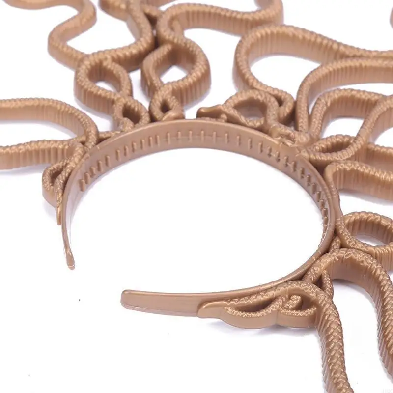 2025 New Medusa Snake for Head for Head Hoops Women Makeup Photoshoot Punk Headband
