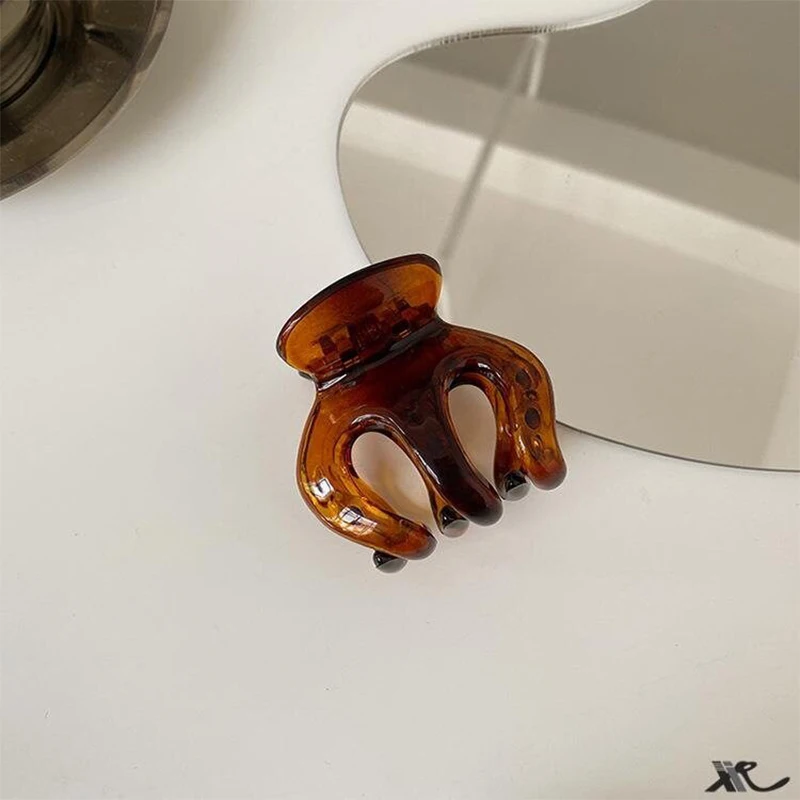1/5pcs Simple Pumpkin Hair Clip for Women Elegant Daily Wear Ponytail Clip Fashion Girl Shark Clip Hair Accessories