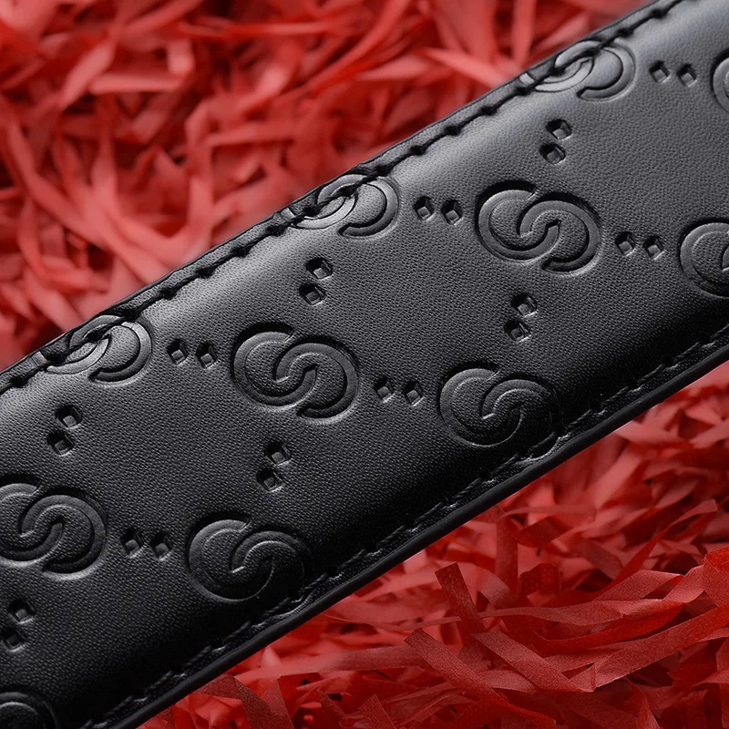 OYIFAN Brand Luxury Men's Belt Click Buckle Ratchet Belt Men Business Casual Automatic Belt Men Fashion Designer Belt