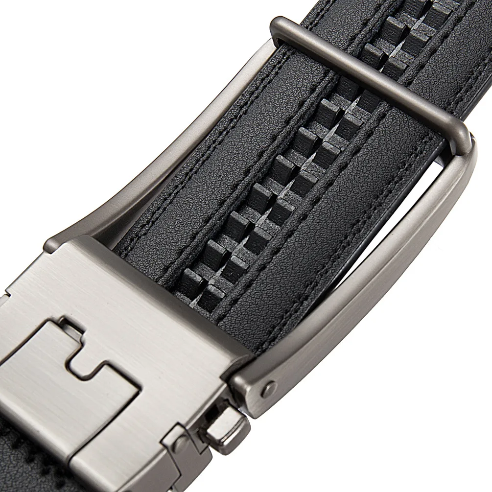 OYIFAN Brand Luxury Men's Belt Click Buckle Ratchet Belt Men Business Casual Automatic Belt Men Fashion Designer Belt
