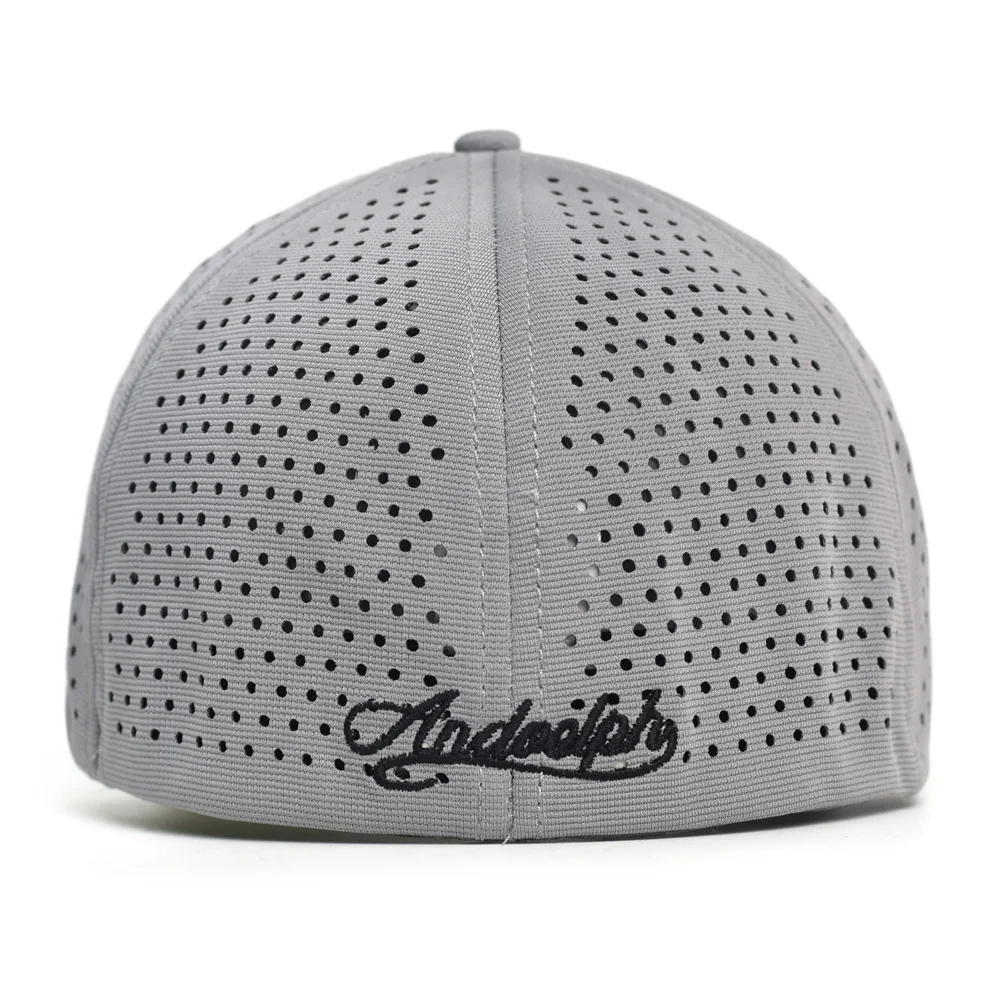 Mesh Short Brim Back Closed Baseball Cap Men Women Breathable Snapback Hats Fitted Dad Hat Adjustable Solid Trucker Style
