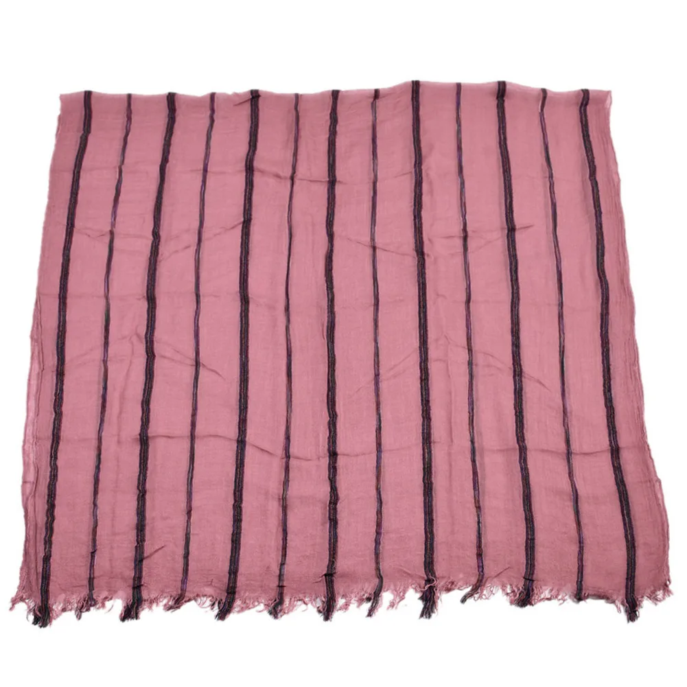 Cotton Linen Fashion Striped Men Scarf Autumn Winter Warm Scarves Short Tassel Bufanda Male Accessories Pashmina Shawl