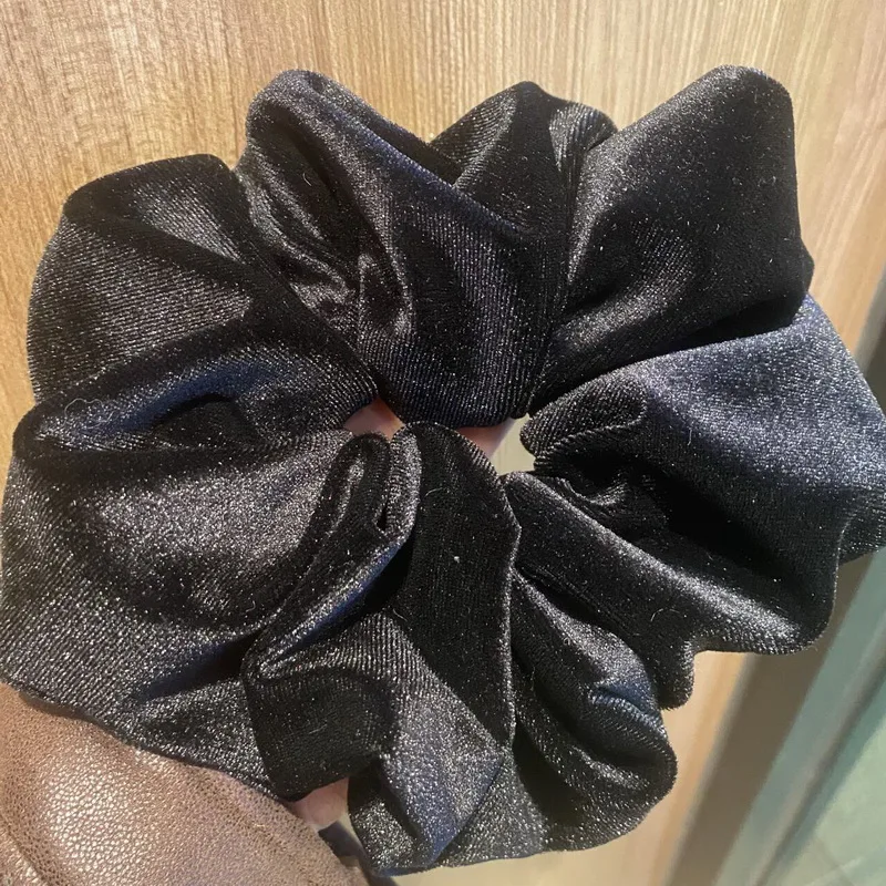 korea velvet scrunchie oversize for women red hair rubber bands girls elastic big hair tie adult maxi scrunchies hair accessorie
