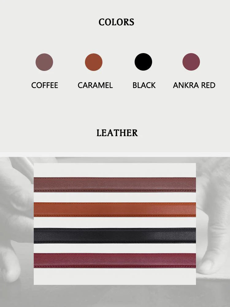 Fashion Women's Leather Belt Luxury Skinny Thin Designer Belts Women's Vintage Buckle Waistband Versatile Decor Coat Dress Jeans