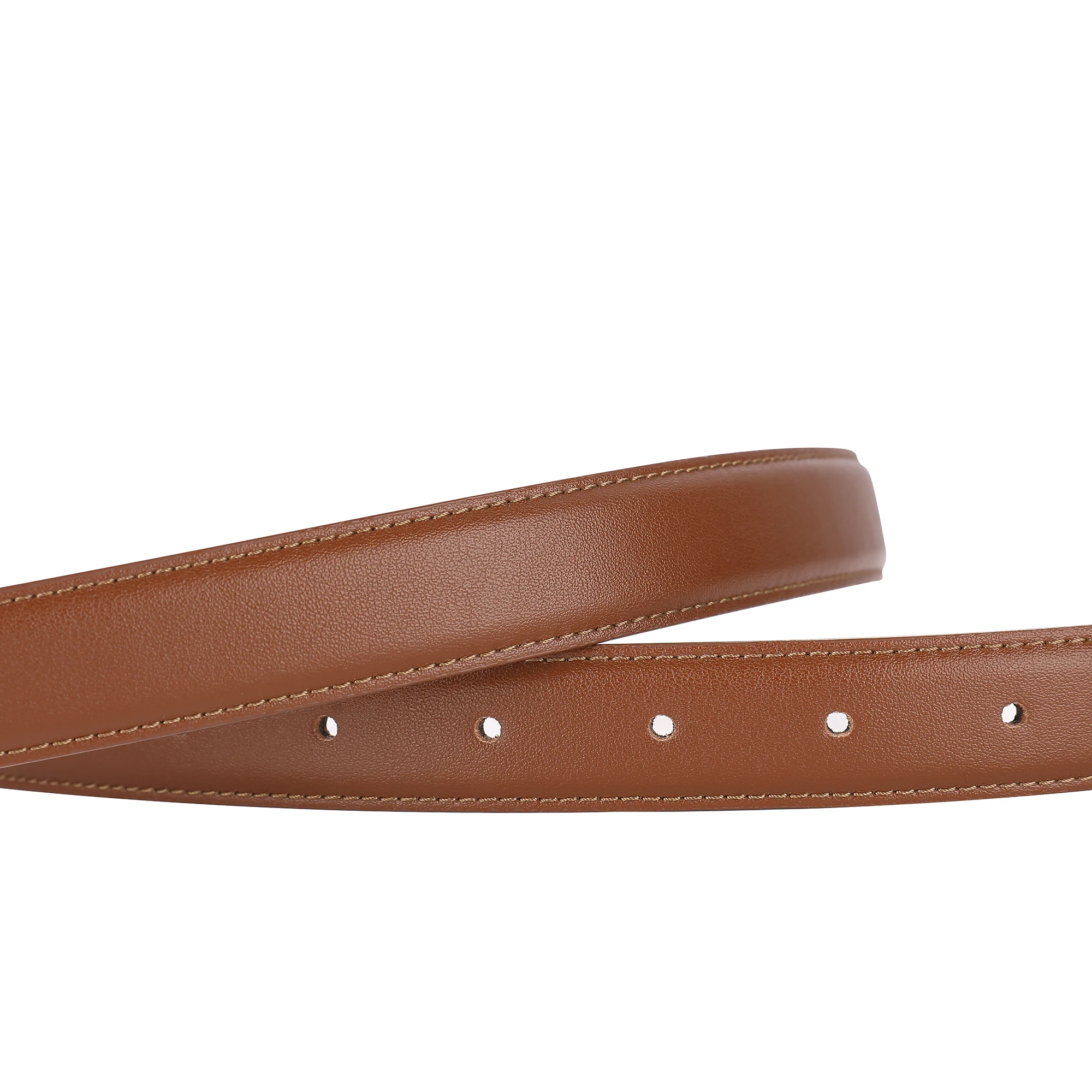 Fashion Women's Leather Belt Luxury Skinny Thin Designer Belts Women's Vintage Buckle Waistband Versatile Decor Coat Dress Jeans