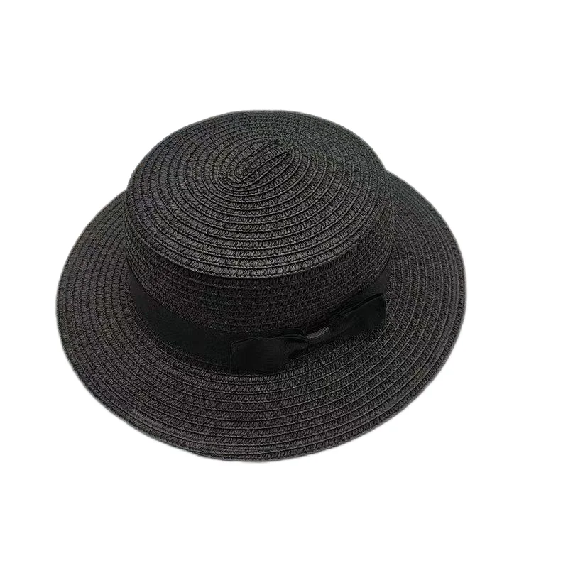 Korean Summer Men's and Women's Top Hats Straw Hats Sunshade Sunscreen Hats Beach Vacation Travel Hat