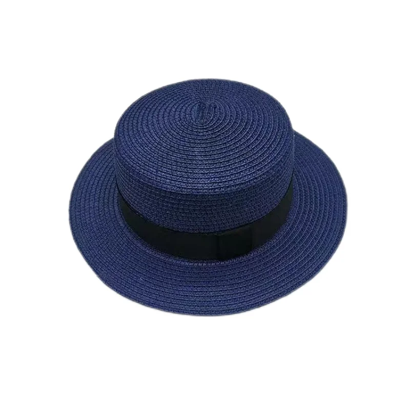 Korean Summer Men's and Women's Top Hats Straw Hats Sunshade Sunscreen Hats Beach Vacation Travel Hat