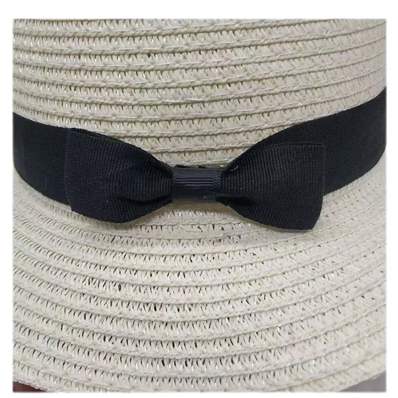 Korean Summer Men's and Women's Top Hats Straw Hats Sunshade Sunscreen Hats Beach Vacation Travel Hat
