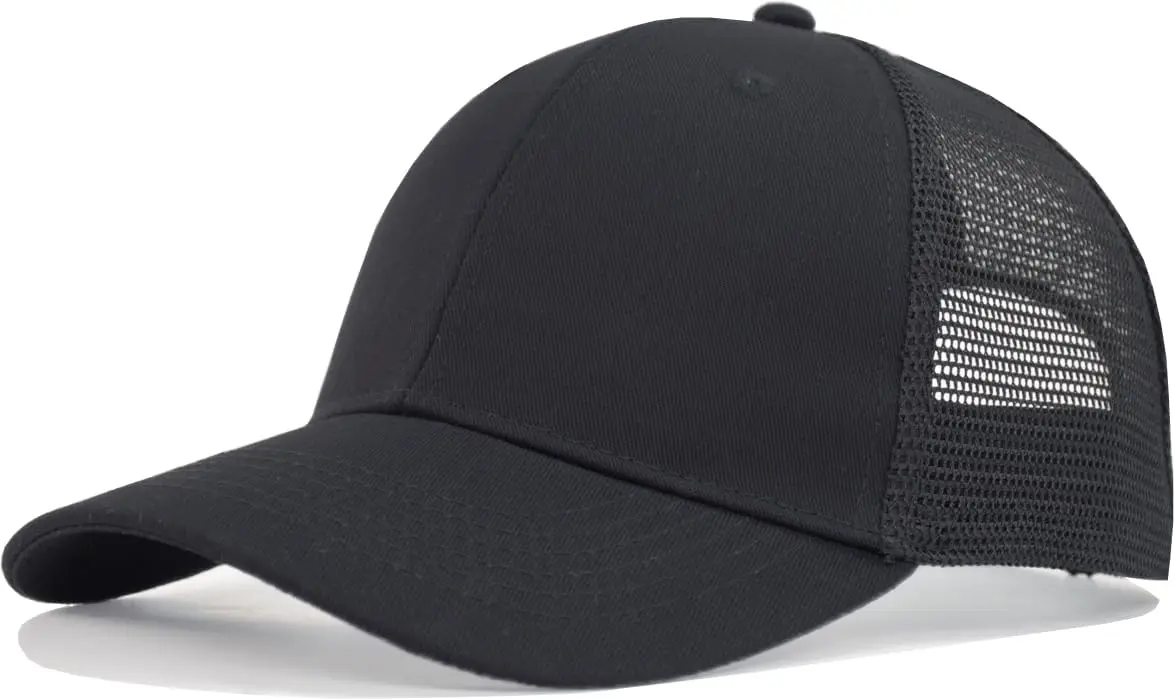 Sizes 55-60cm Adjustable Snapback Baseball Trucker Basic Plain Men's and Women's Mesh Work Splicing Baseball Cap Unisex Multiple