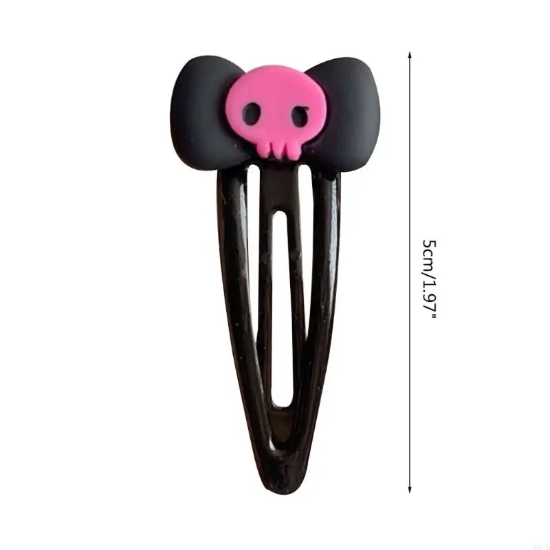 Hairpin Skull Bobby Pins JK Hair Clip Bows Hair Clip Bows Barrette Skull Hairpin Bows Hairpin Jk Hair Accessories