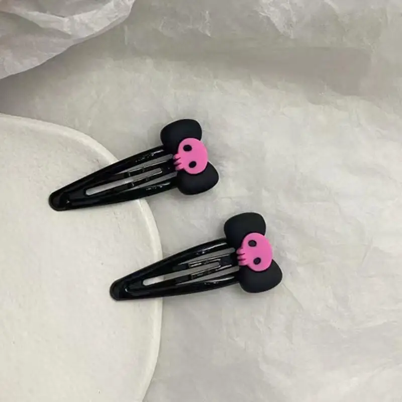 Hairpin Skull Bobby Pins JK Hair Clip Bows Hair Clip Bows Barrette Skull Hairpin Bows Hairpin Jk Hair Accessories