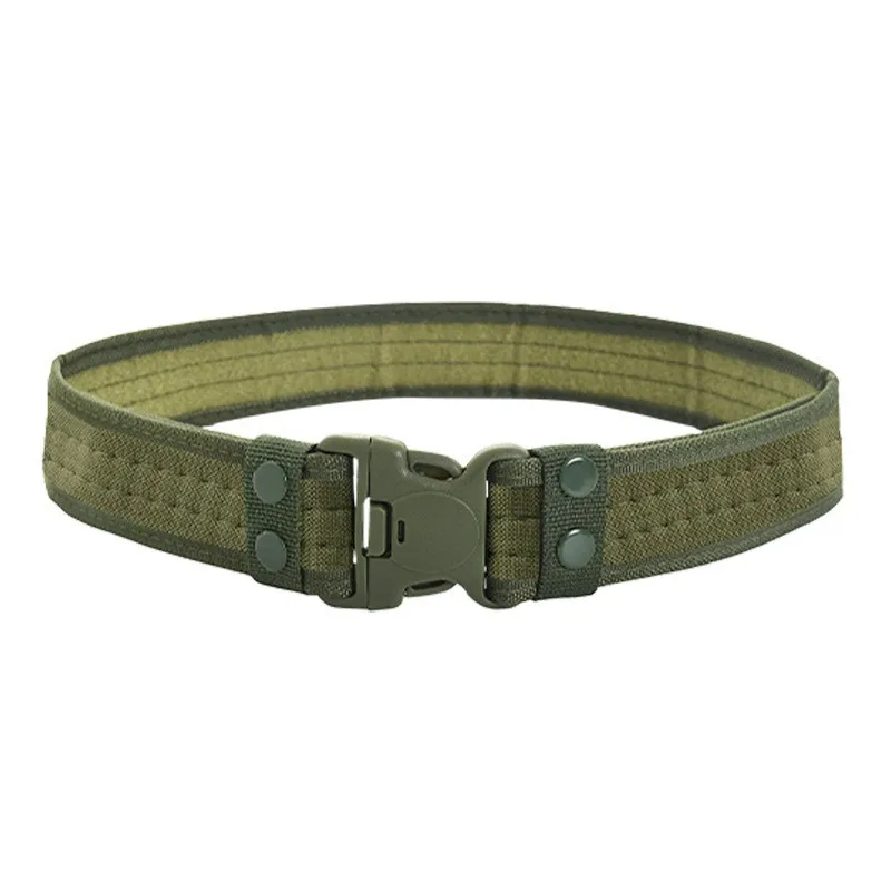 New Style Men's Outdoor Camouflage Tactical Belt - Durable Nylon Wide Waist Belt for Mountaineering, Hiking, Work & Casual Wear