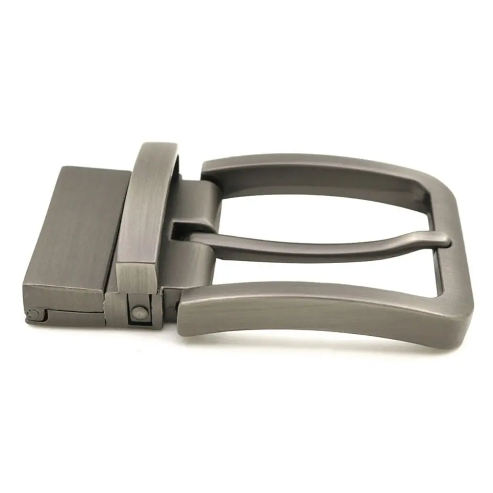 Men's Metal Pin Belt Buckle Rotatable Clip Buckle DIY Leather Craft Accessories Fit for 2.8cm-3.4cm Wide Belt Jeans Waist Strap