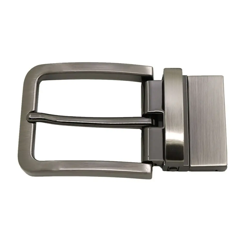 Men's Metal Pin Belt Buckle Rotatable Clip Buckle DIY Leather Craft Accessories Fit for 2.8cm-3.4cm Wide Belt Jeans Waist Strap