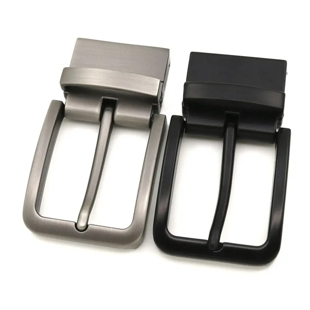 Men's Metal Pin Belt Buckle Rotatable Clip Buckle DIY Leather Craft Accessories Fit for 2.8cm-3.4cm Wide Belt Jeans Waist Strap