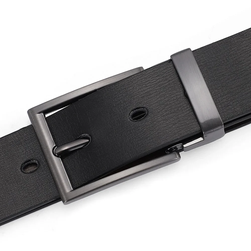Men's High Quality 120 130 140cm Men's Cowhide Pin Buckle Belt Genuine Leather Waist Cowboy Belts for Jeans Fashion Accessories