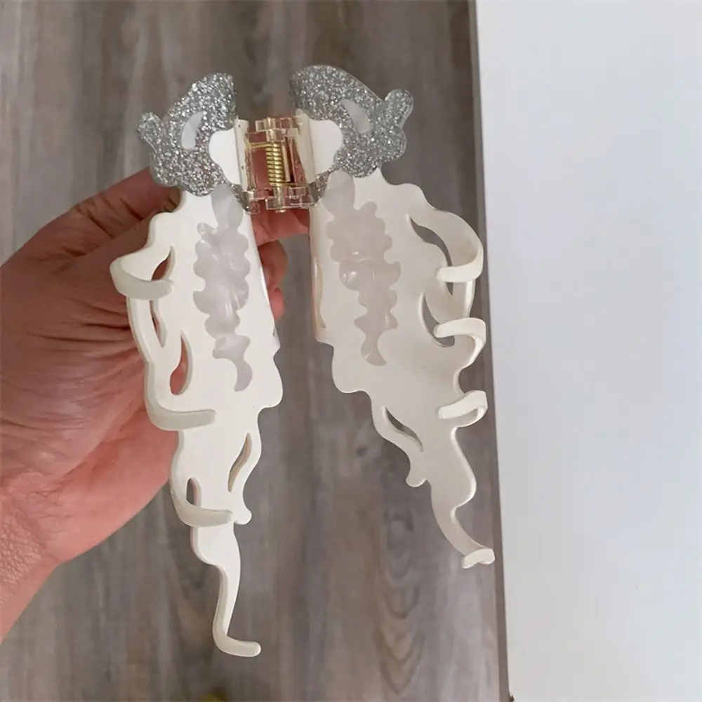 1Pcs New Shark Jellyfish Hair Clip Acetate Labge Marine Life Hair Claw Summer Beach Colorful Hair Accessories Women Girls