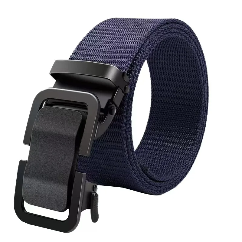 Men's Waist Belt, Outdoor Military Training, Casual Versatile Tactical Pants Belt, Fashionable Automatic Buckle Belt