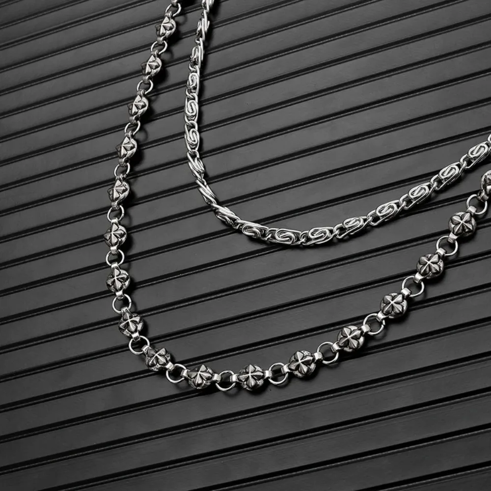 2026NEWTrendy Hip Hop Double Layer Jeans Chain with Keychain Unisex Waist Accessory for Men & Women
