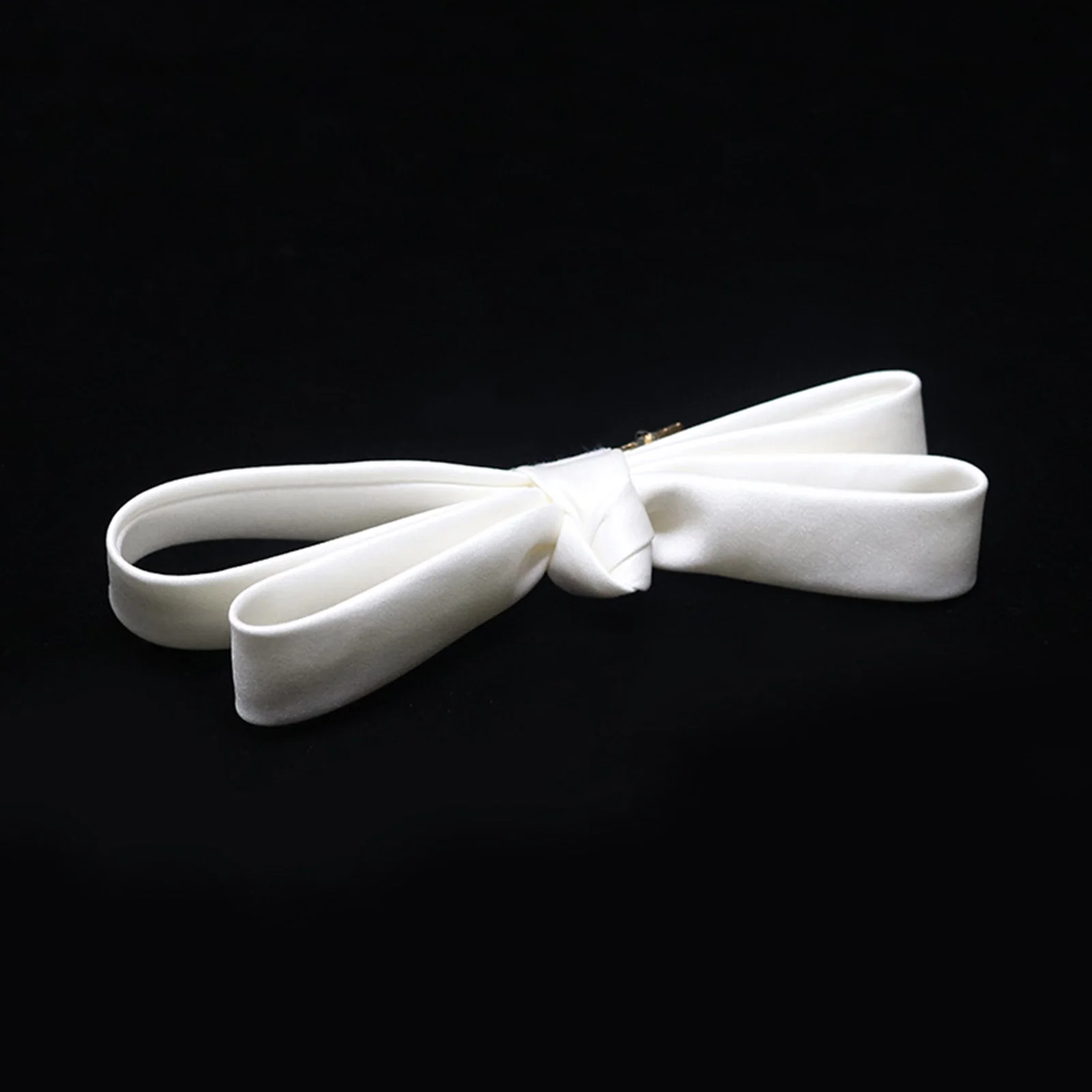 1pcs Sweet Hairpin Satin Ballet Ribbon White Style Hairpin Side Clip Korean Girl Grab Female Headdress Hair Accessories