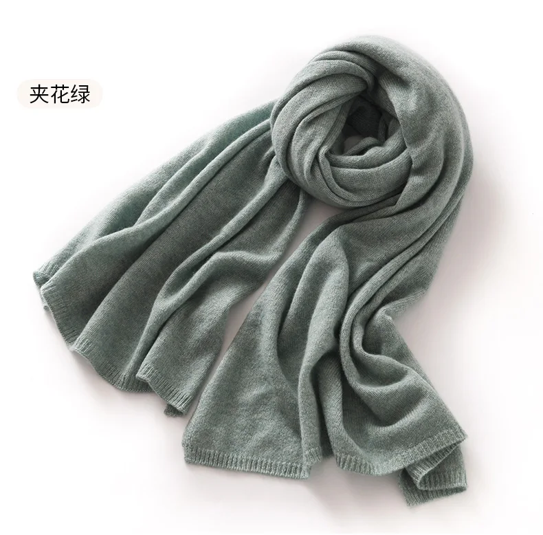 "Quality 100% Cashmere Scarf for Women & Men – Solid Color Warm Winter Knit Wrap, Soft Luxury Neck Warmer, Fashion Lightweight "