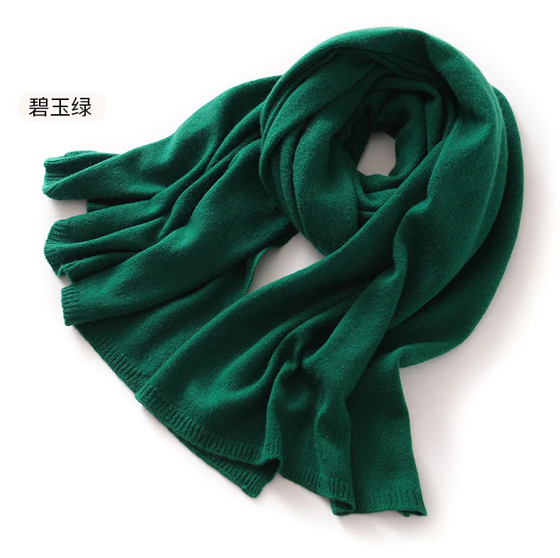 "Quality 100% Cashmere Scarf for Women & Men – Solid Color Warm Winter Knit Wrap, Soft Luxury Neck Warmer, Fashion Lightweight "
