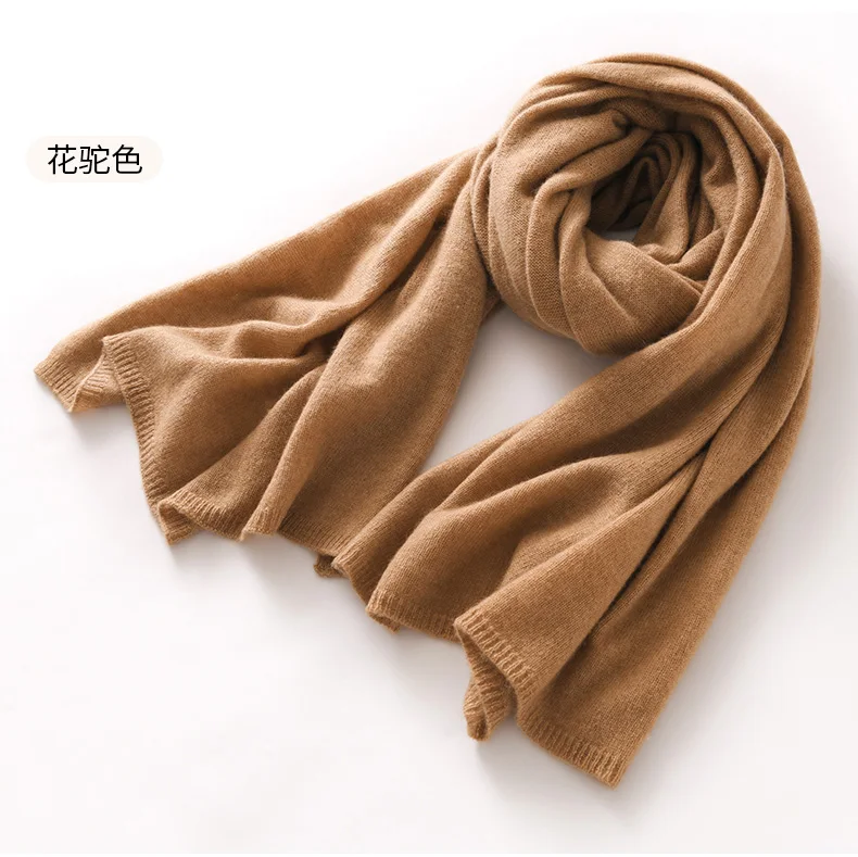 "Quality 100% Cashmere Scarf for Women & Men – Solid Color Warm Winter Knit Wrap, Soft Luxury Neck Warmer, Fashion Lightweight "