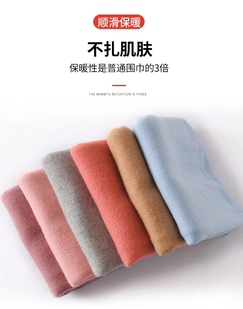"Quality 100% Cashmere Scarf for Women & Men – Solid Color Warm Winter Knit Wrap, Soft Luxury Neck Warmer, Fashion Lightweight "