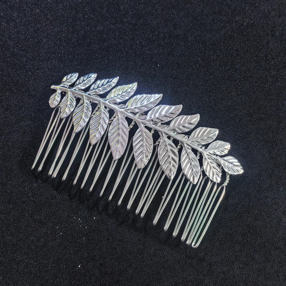 Elegant Metal Hair Combs For Women Girls Fashion Shiny Hair Clip Pins Hair Styling for Women Comb Pin Female Hair Accessories