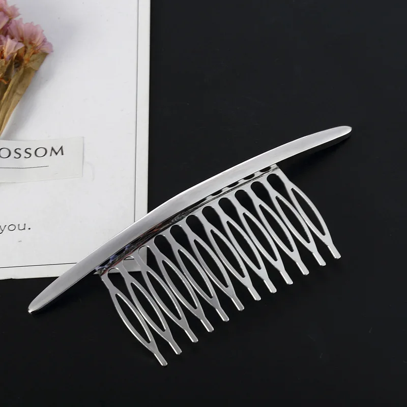 Elegant Metal Hair Combs For Women Girls Fashion Shiny Hair Clip Pins Hair Styling for Women Comb Pin Female Hair Accessories