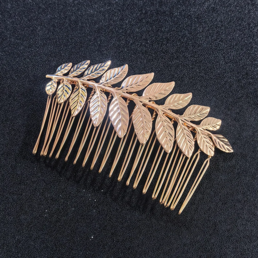 Elegant Metal Hair Combs For Women Girls Fashion Shiny Hair Clip Pins Hair Styling for Women Comb Pin Female Hair Accessories