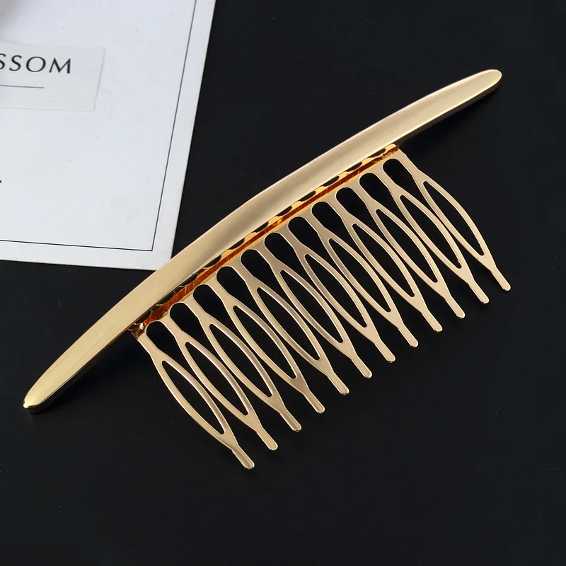 Elegant Metal Hair Combs For Women Girls Fashion Shiny Hair Clip Pins Hair Styling for Women Comb Pin Female Hair Accessories