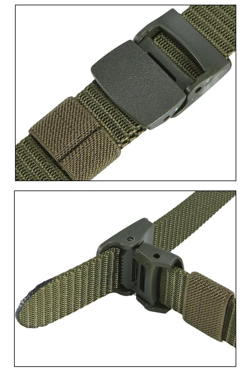 New Kids 2.5cm Width Belt Children Military Unisex Canvas Automatic Buckle Nylon Belt Outdoor Tactical Canvas 90cm