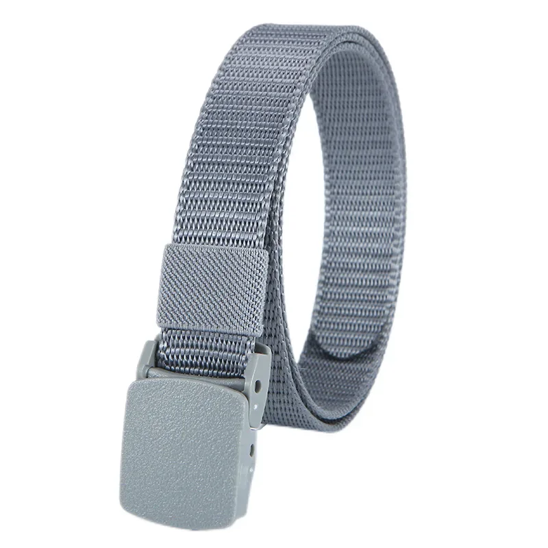 New Kids 2.5cm Width Belt Children Military Unisex Canvas Automatic Buckle Nylon Belt Outdoor Tactical Canvas 90cm