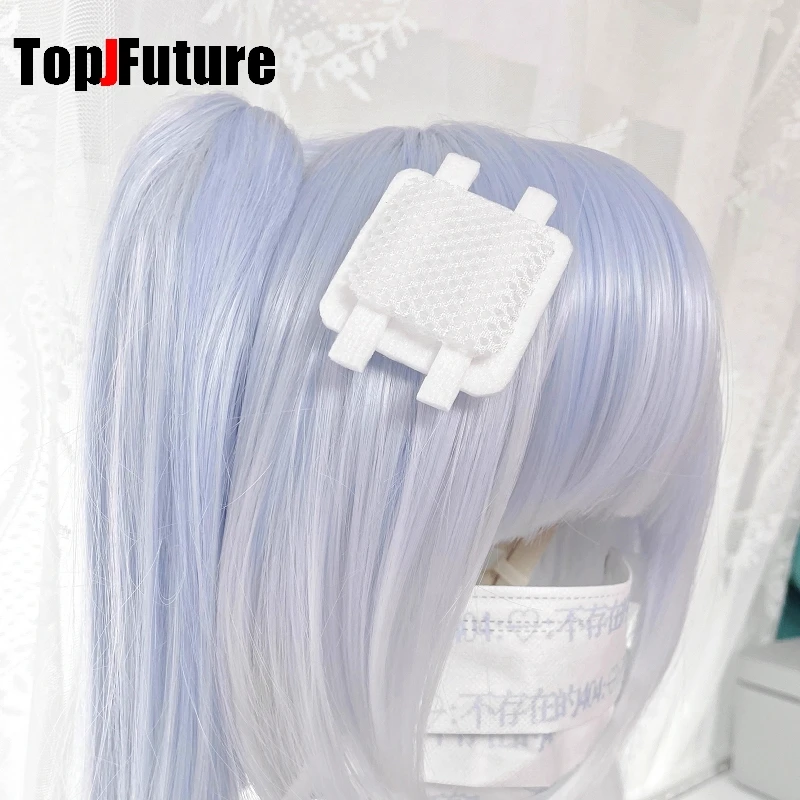 Y2K Girl Harajuku Gothic Lolita Sick Subculture Medical Series White Bandage Medical Band Aid Bunny Hair Clip Hairgrips Hairpin