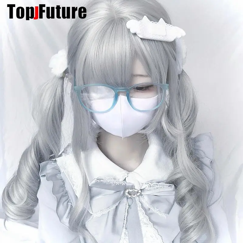 Y2K Girl Harajuku Gothic Lolita Sick Subculture Medical Series White Bandage Medical Band Aid Bunny Hair Clip Hairgrips Hairpin
