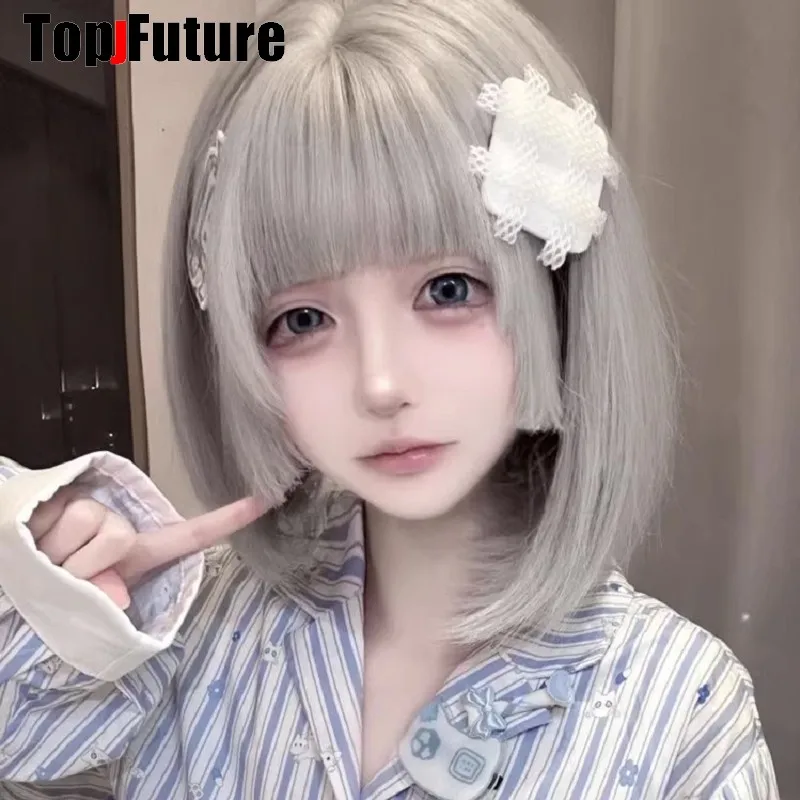 Y2K Girl Harajuku Gothic Lolita Sick Subculture Medical Series White Bandage Medical Band Aid Bunny Hair Clip Hairgrips Hairpin