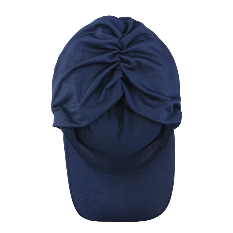 Muslim Baseball Cap Headscarf India Hat Woman Outdoor Sun Visor Hat Turban Trendy Casual Islamic Hat Wrap Casquette Gorras