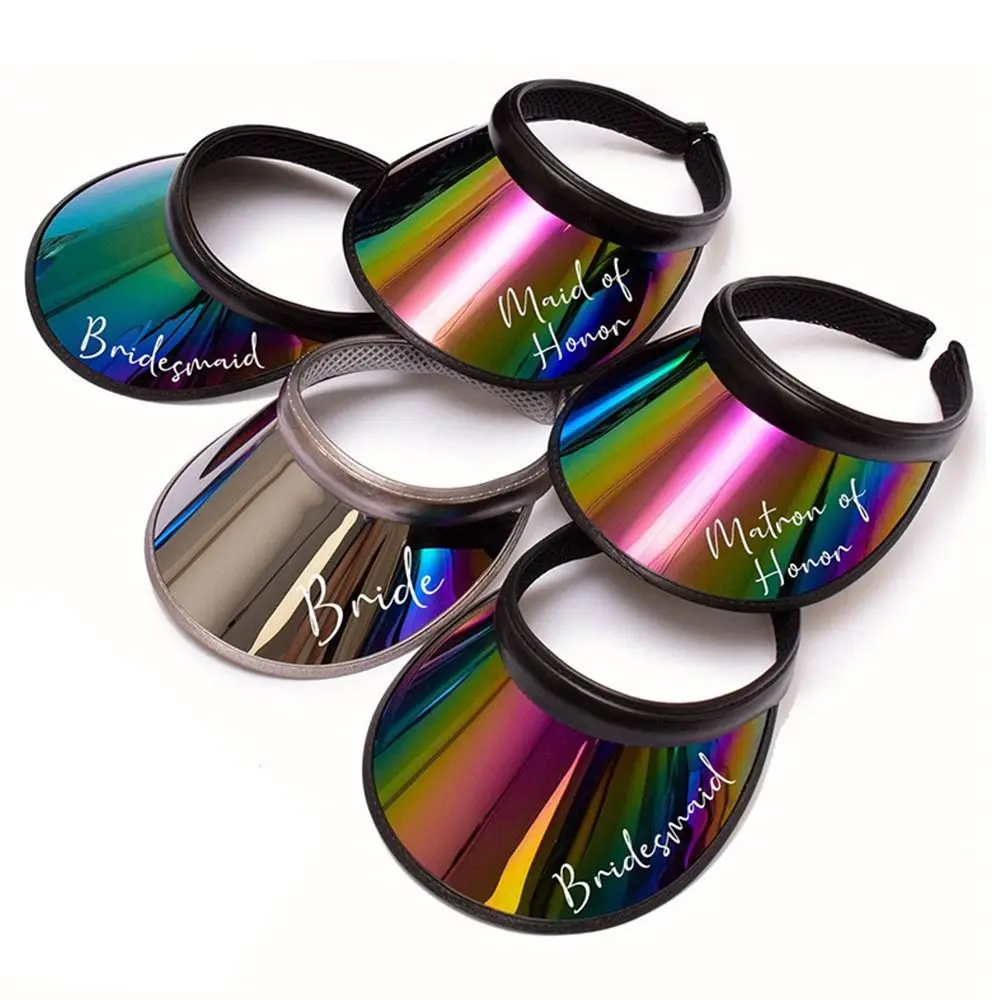 Transparent PVC Summer Baseball Hat Women Men Empty Top Anti-UV Sunshade Hat Visor Caps Bicycle Sun Hat Sports Accessories