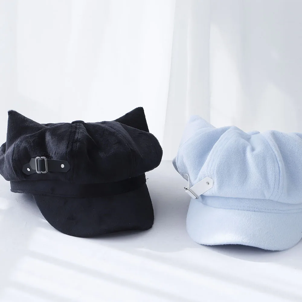 2025 new Y2K hats for girl new Hot Girl New Kitty Ears Cowboy Baseball Hat cute Hip Hop Cap Caps for women Baseball Cap